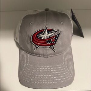 NWT Columbus Blue Jackets Gray Cap